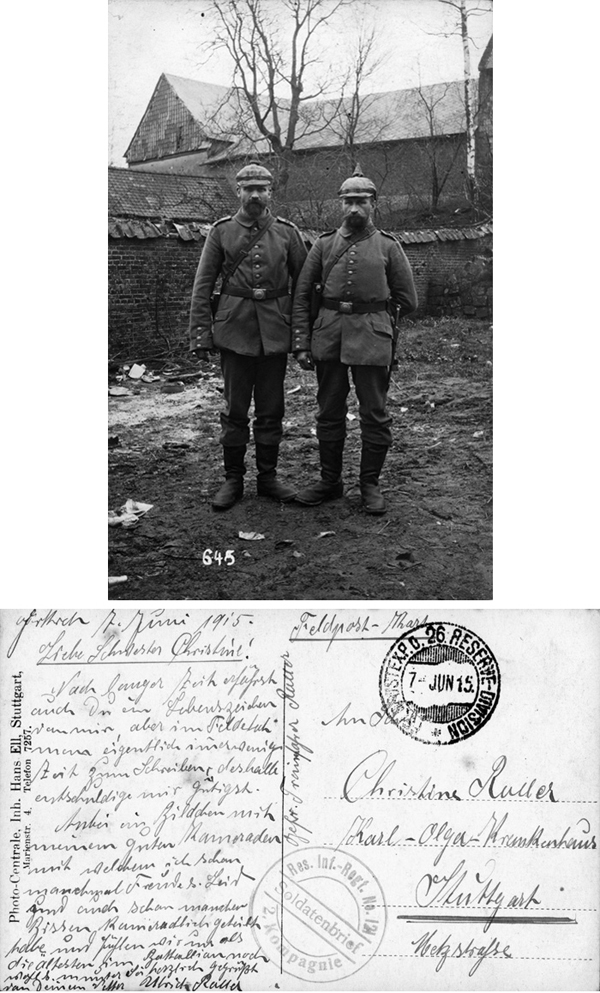 Zwei Soldaten (7. Juni 1915)